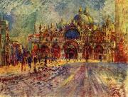 Pierre-Auguste Renoir Markusplatz in Venedig France oil painting artist